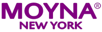Moyna New York logo in purple text.