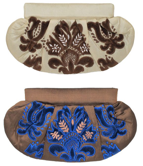 Silk Damask Clutch - Image 2