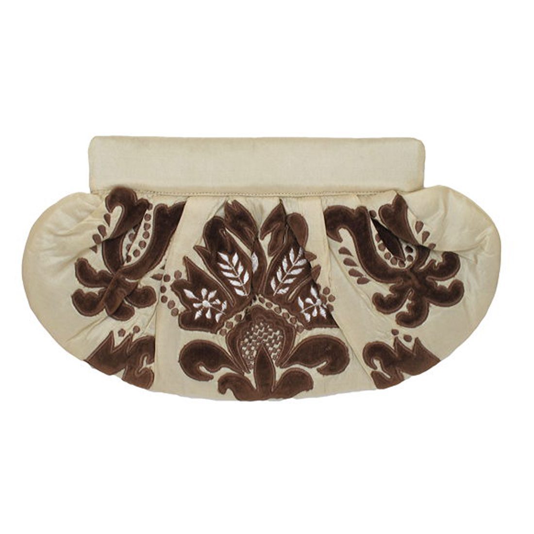 Silk Damask Clutch
