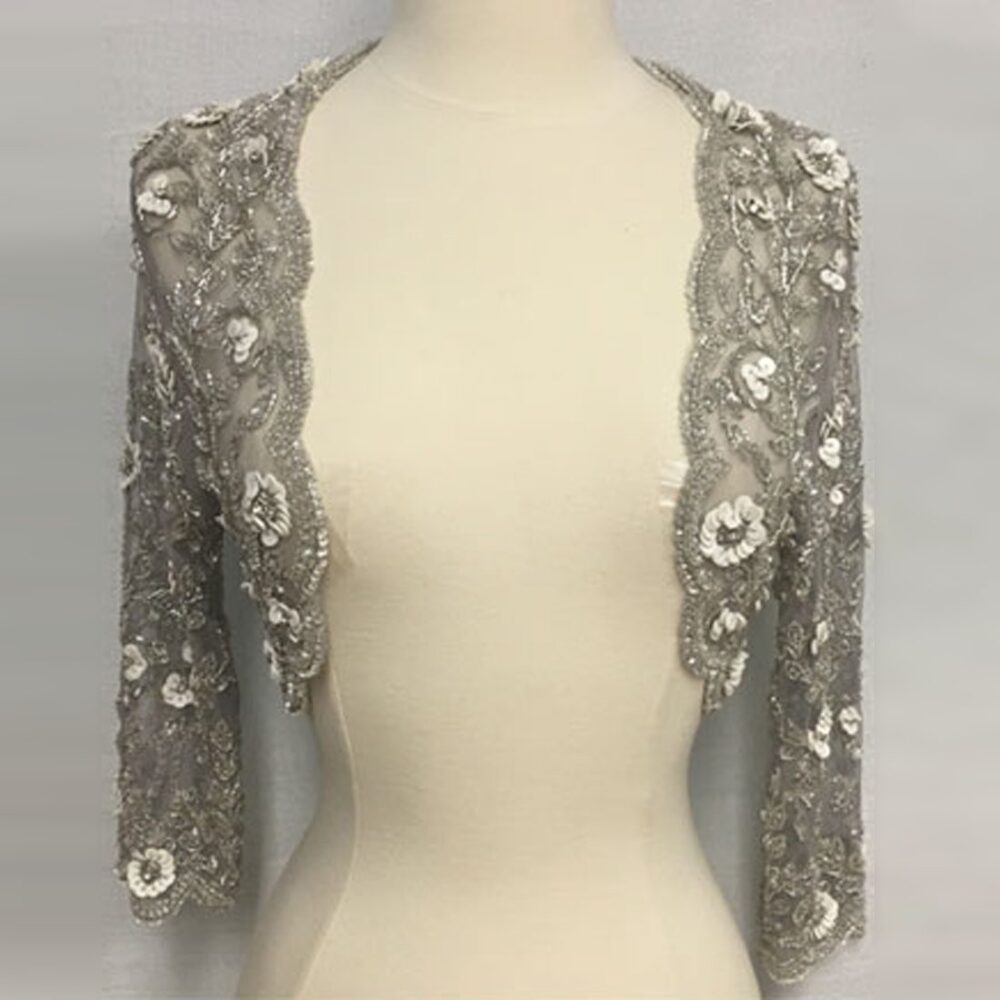 Intricate Flowers Sleeve Jacket