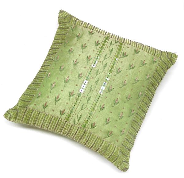 Tissue Embroidered Pillow