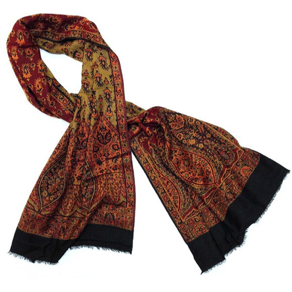 Reversible Wool / Cotton Blend Shawl
