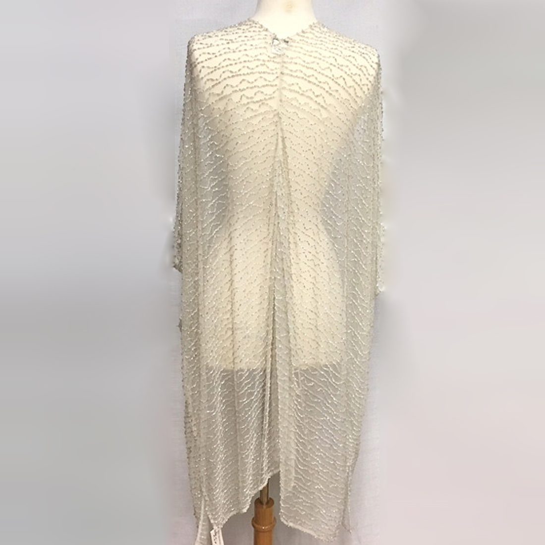 Long Evening Beaded Sleeve Wrap - Image 2