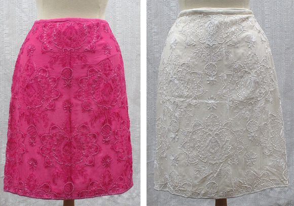 Beaded Georgette Skirt - Image 3