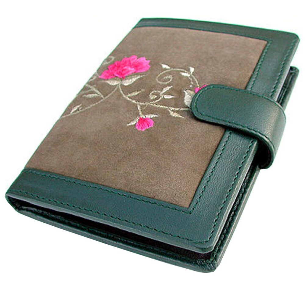Suede Flowers Small Agenda