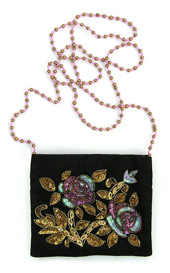 Tinsel Roses Pouch