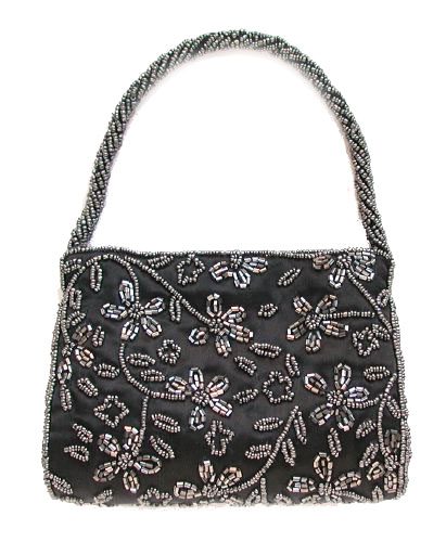 Tonal Flower Mini Purse