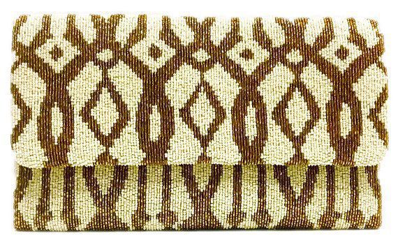 Abstract Diamonds Clutch